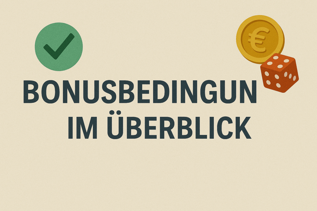 Bonusbedingungen im Überblick - PlatinCasino