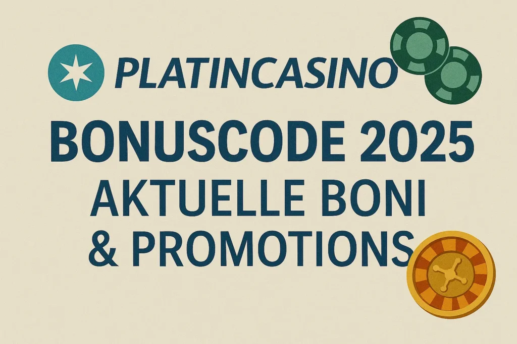 Platincasino Bonuscode 2025 - Aktuelle Boni & Promotions