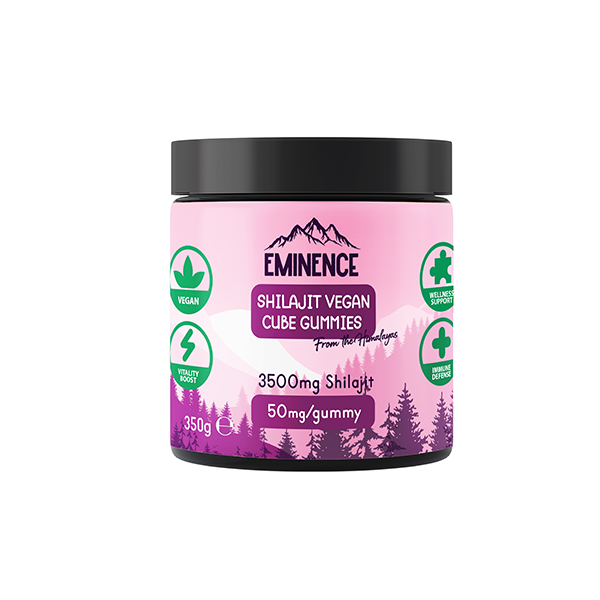 Eminence 3500mg Shilajit Vegan Gummies 350g - Cubes