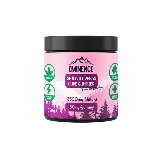 Eminence 3500mg Shilajit Vegan Gummies 350g - Cubes