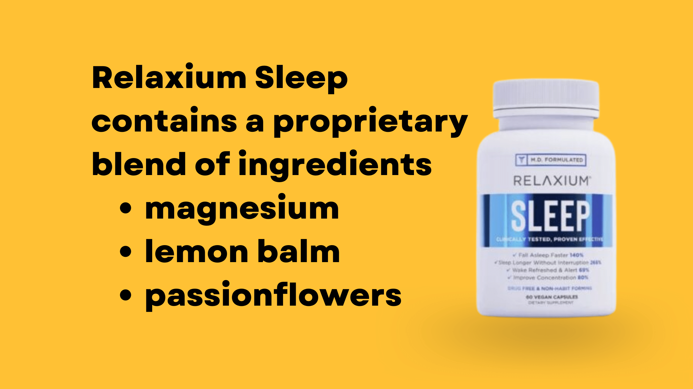 Relaxium Sleep ingredients