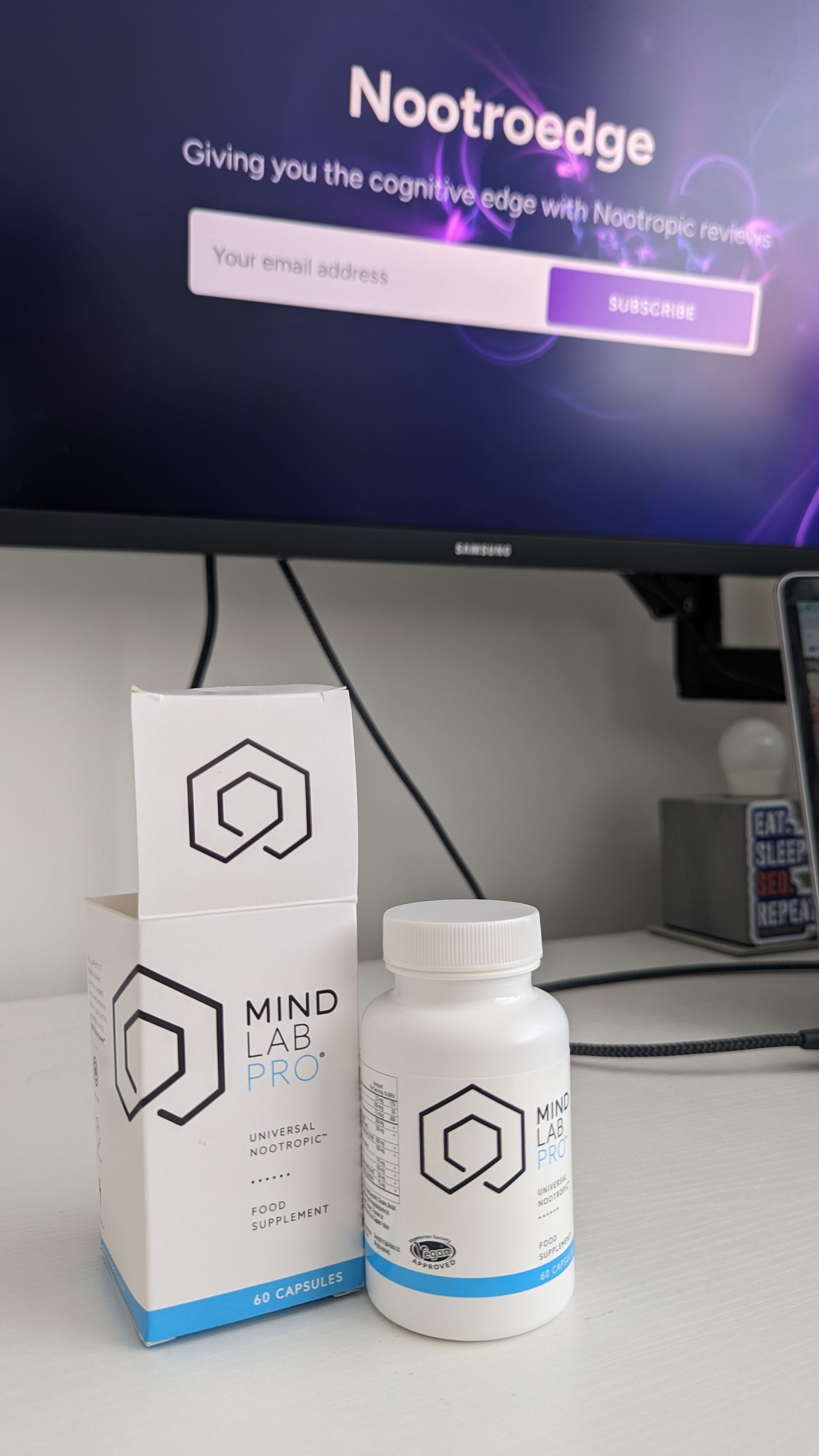Mind Lab Pro bottle and box.